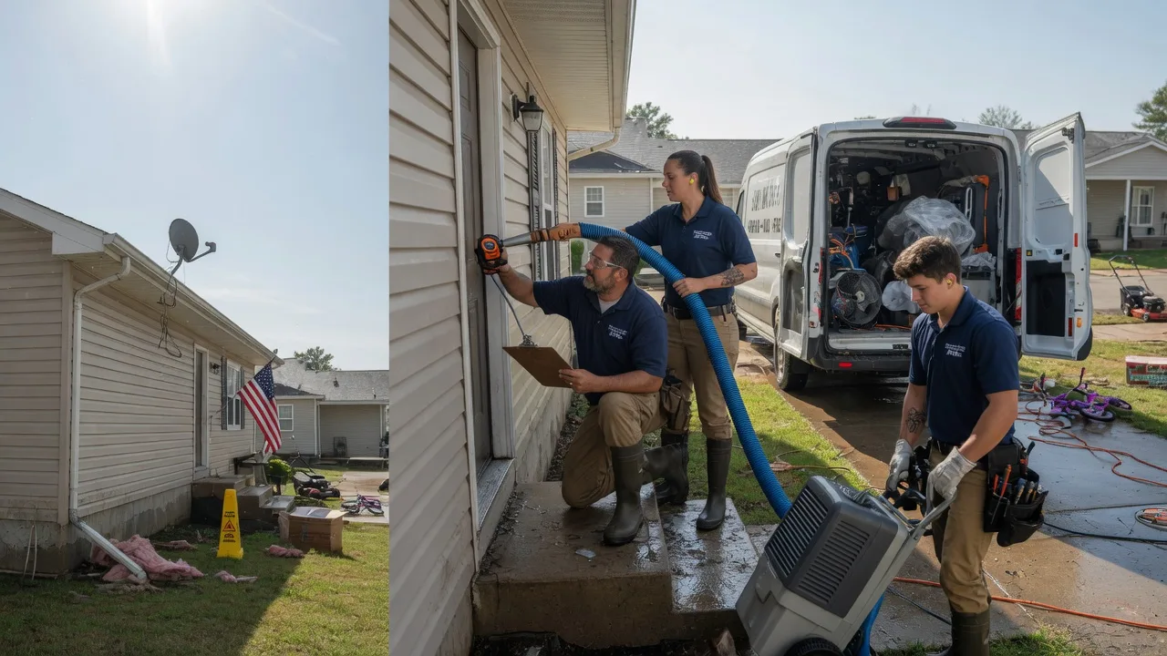 Ceiling Water Damage Restoration in Levant, ME near me